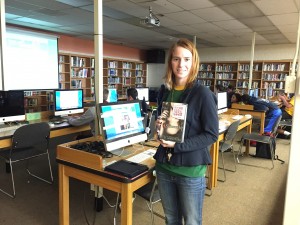 Laura Clarke with her English Class